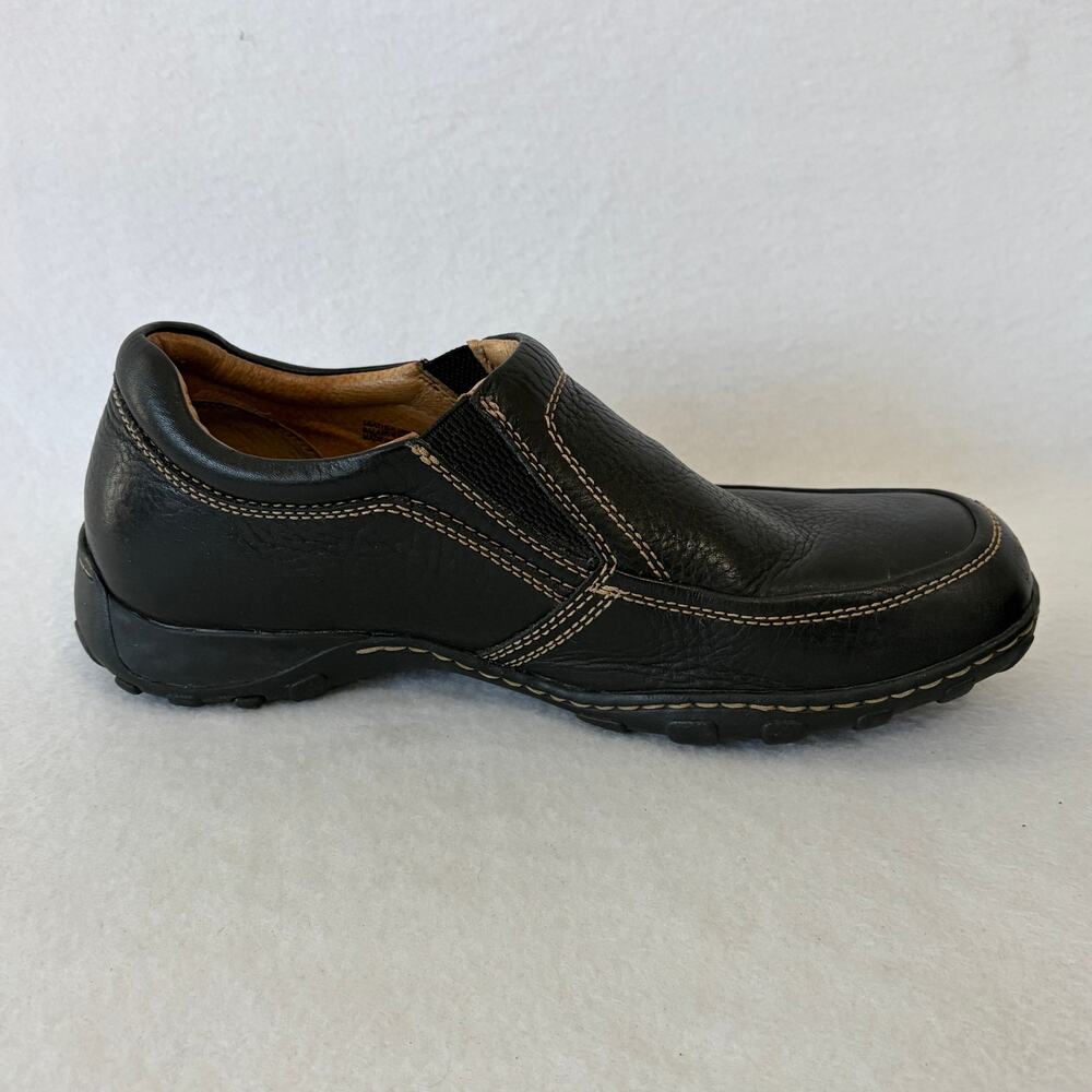 Born Concept Loafers Men's Size 9.5 EUR 43 Black Leather Casual Slip On Shoes - Picture 3 of 11